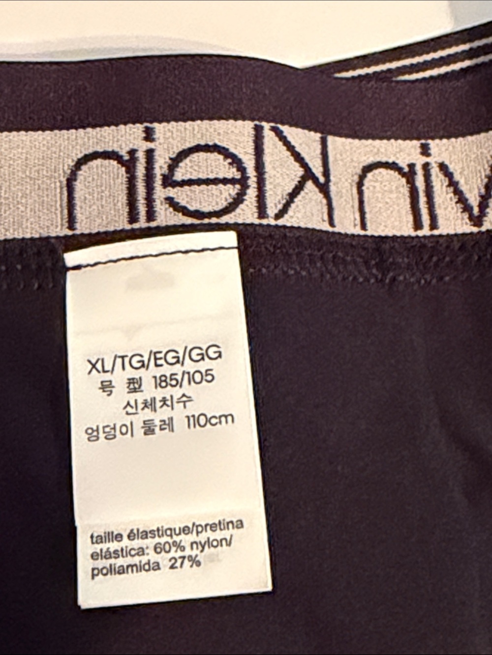 CALVIN KLEIN Men's Microfiber Stretch Jockstrap, Black, XL/TG/EE/GG, NWOT - Picture 8 of 9